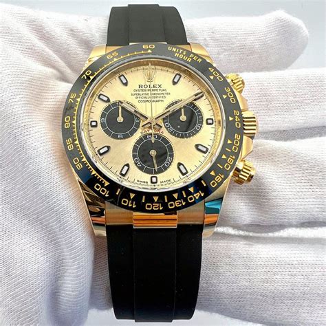 Rolex Daytona Gelbgold Oysterflex Pikachu .